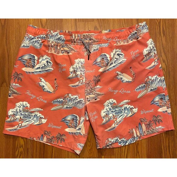 Reyn Spooner Board Shorts Swim Trunks Mens 2XL Lined Surfing AOP Beach - Picture 1 of 7